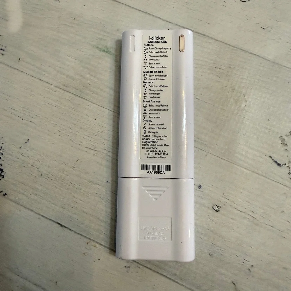IClicker 2 student response remote